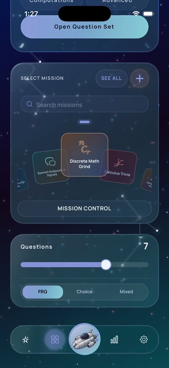 Quick Missions app preview